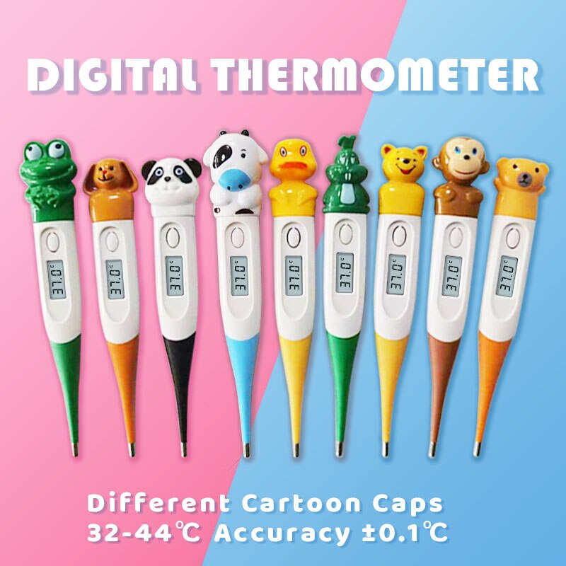 Photography Duck - 1pc bébé dessin animé thermomètre numérique