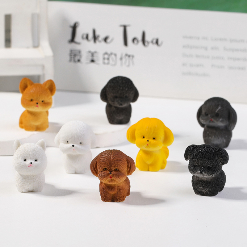 Photography Desk - Mini figurine de chien mignon en