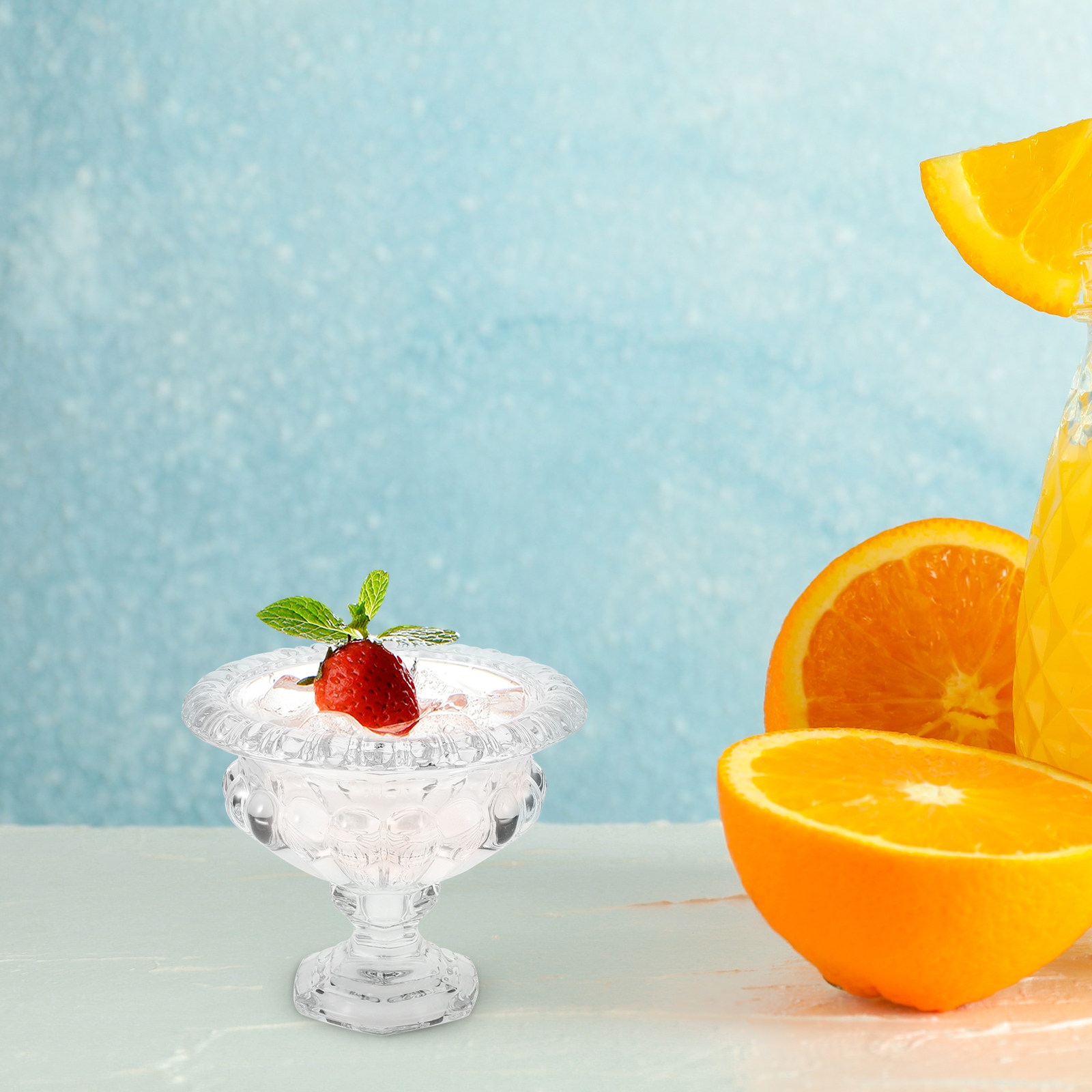 Photography Of Food - Élégantes coupes à glace en verre