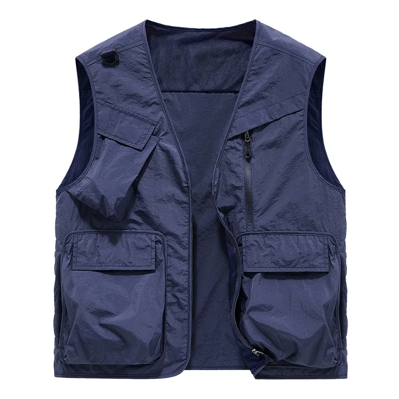 Photography Of A Man - Gilet d'été grande taille pour hommes,