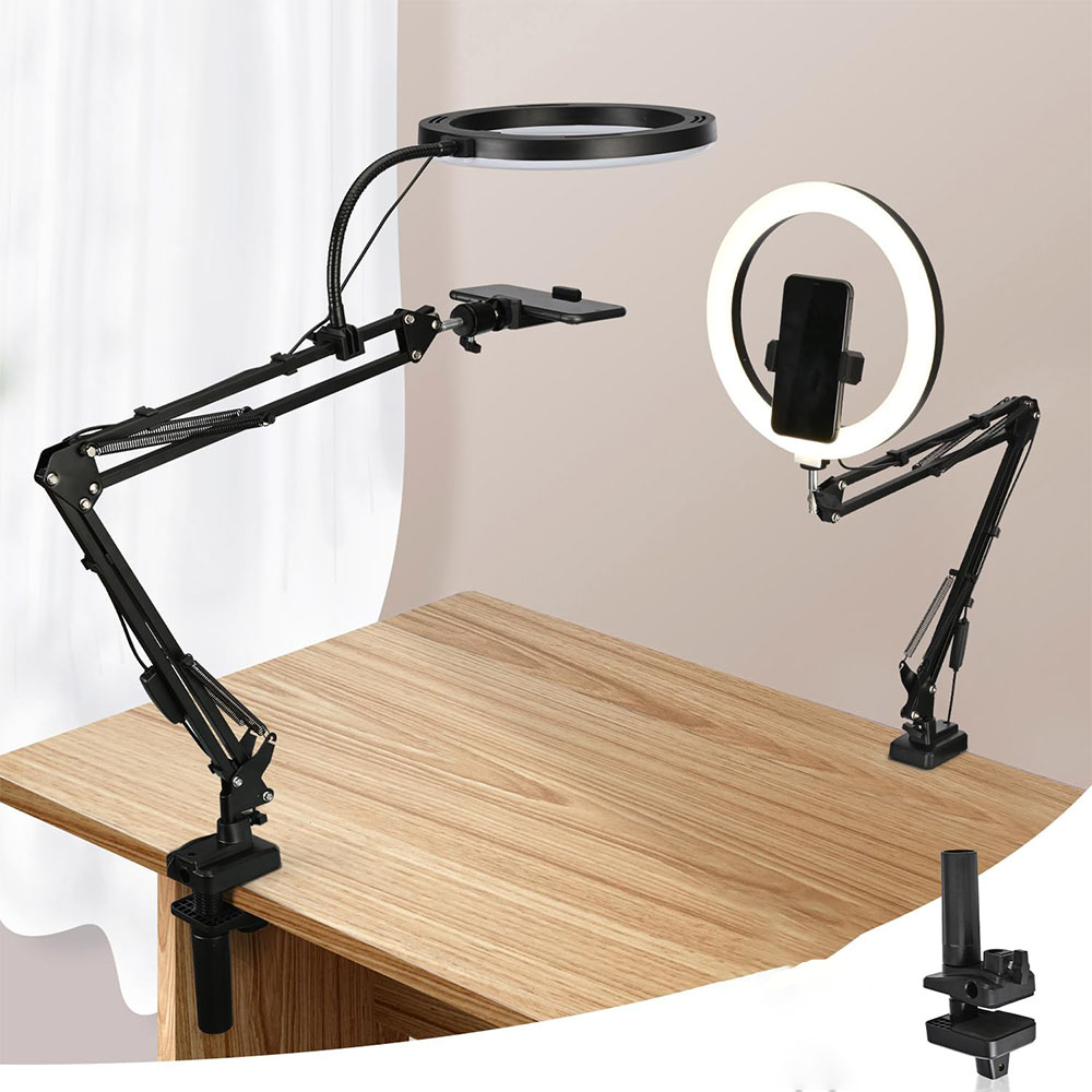 Photography Desk - Anneau lumineux avec support et support