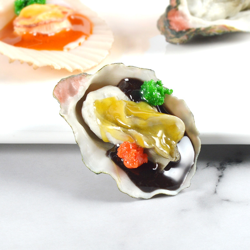 Photography Of Food - Oyster artificiel pétoncle, faux modèle de