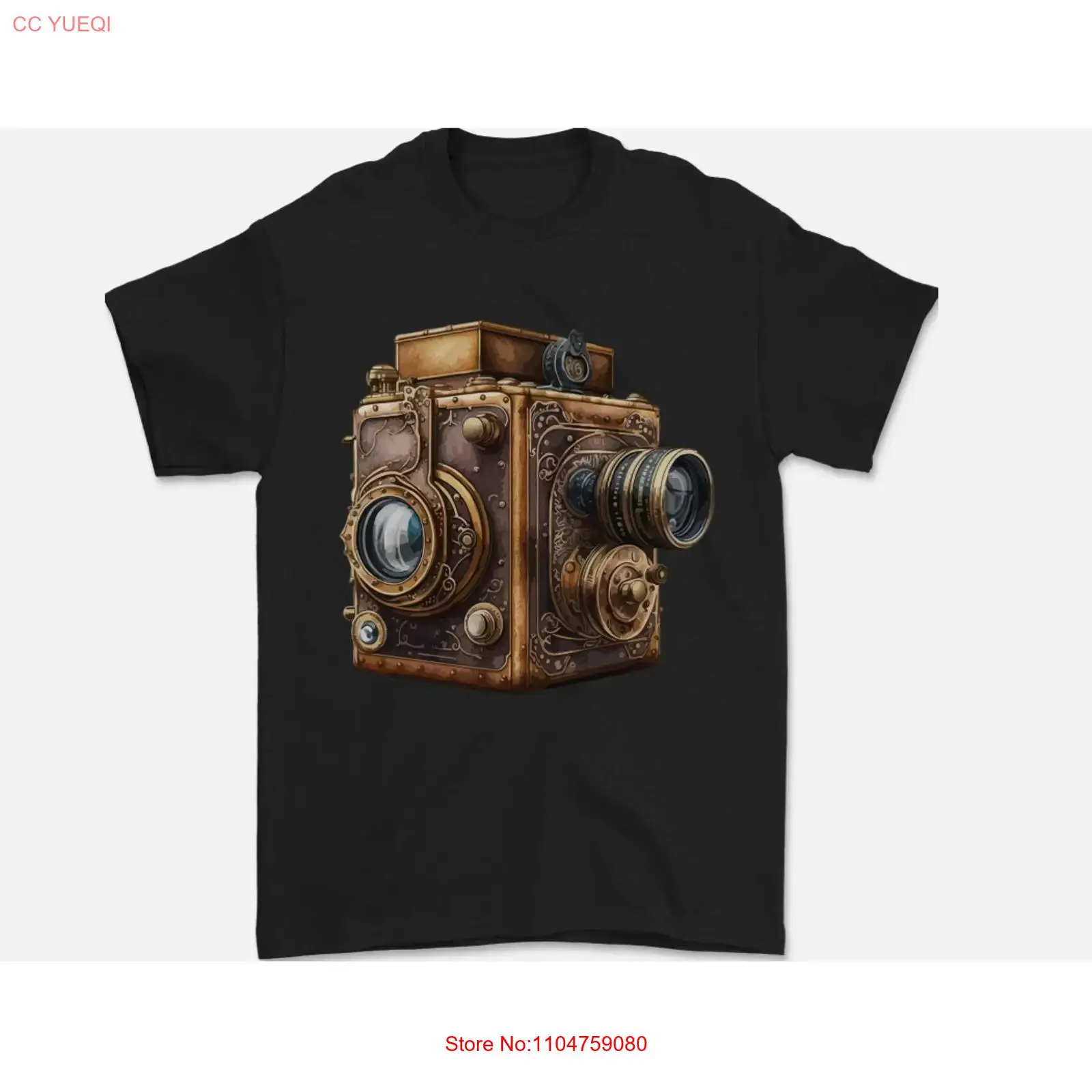 Photography Of A Man - T-shirt homme Steampunk Camera Photography Photographer
