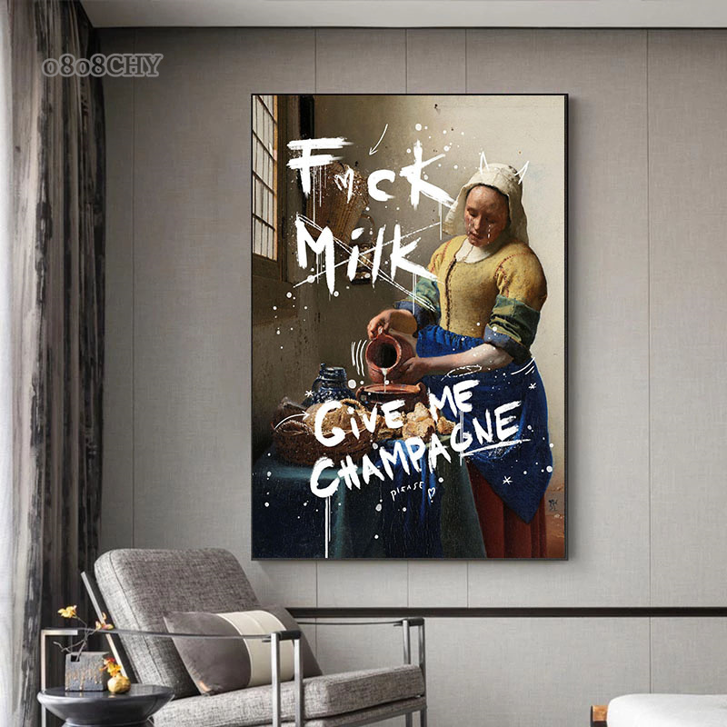 Célèbre peinture la laitière d - Photography Duck avis et prix