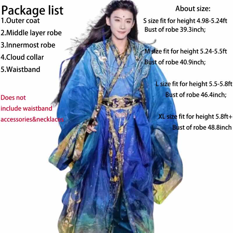 Hanfu chinois de luxe pour hom - Photography Of A Man avis et prix