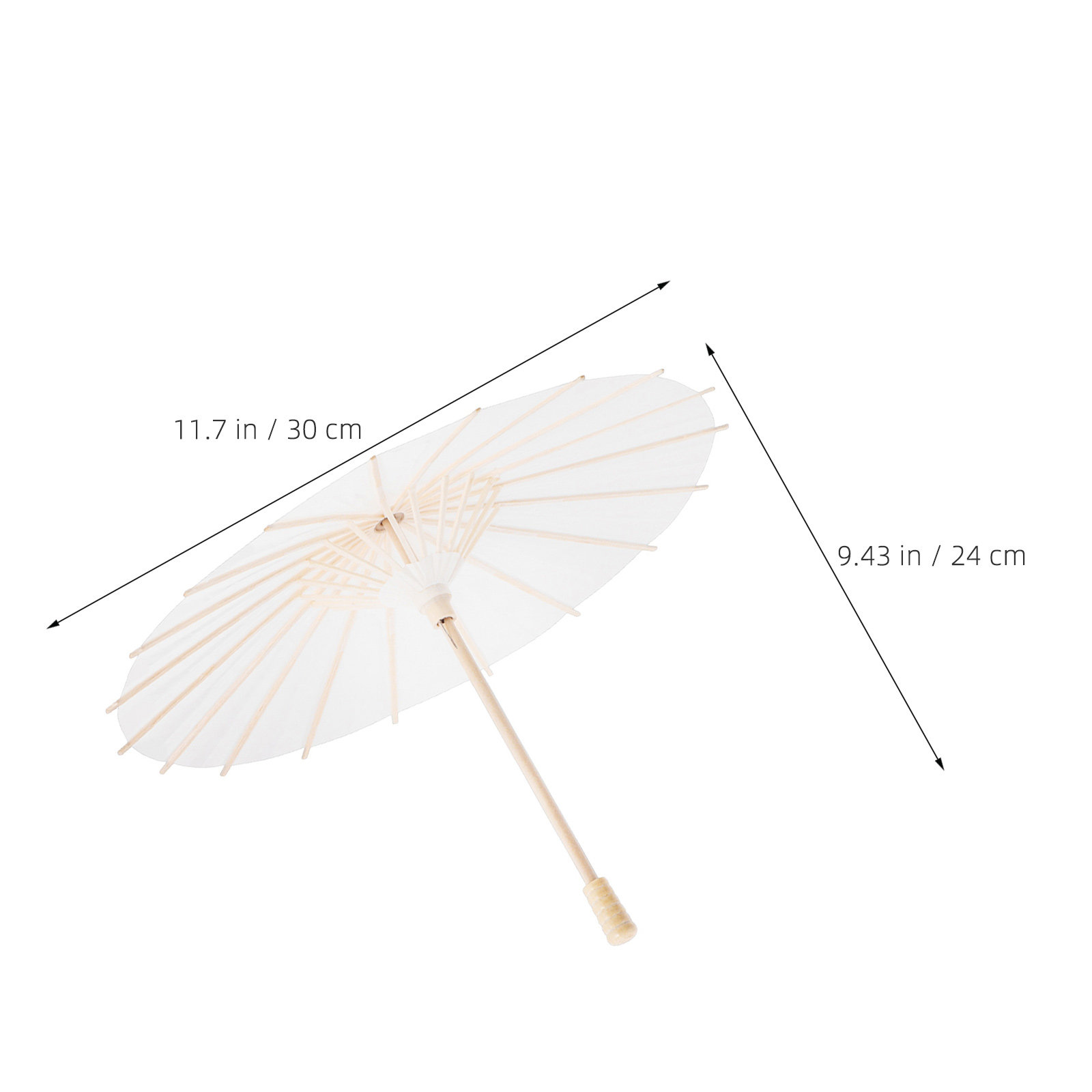 3 Parapluies en Papier Blanc V - Photography Vintage Style avis et prix