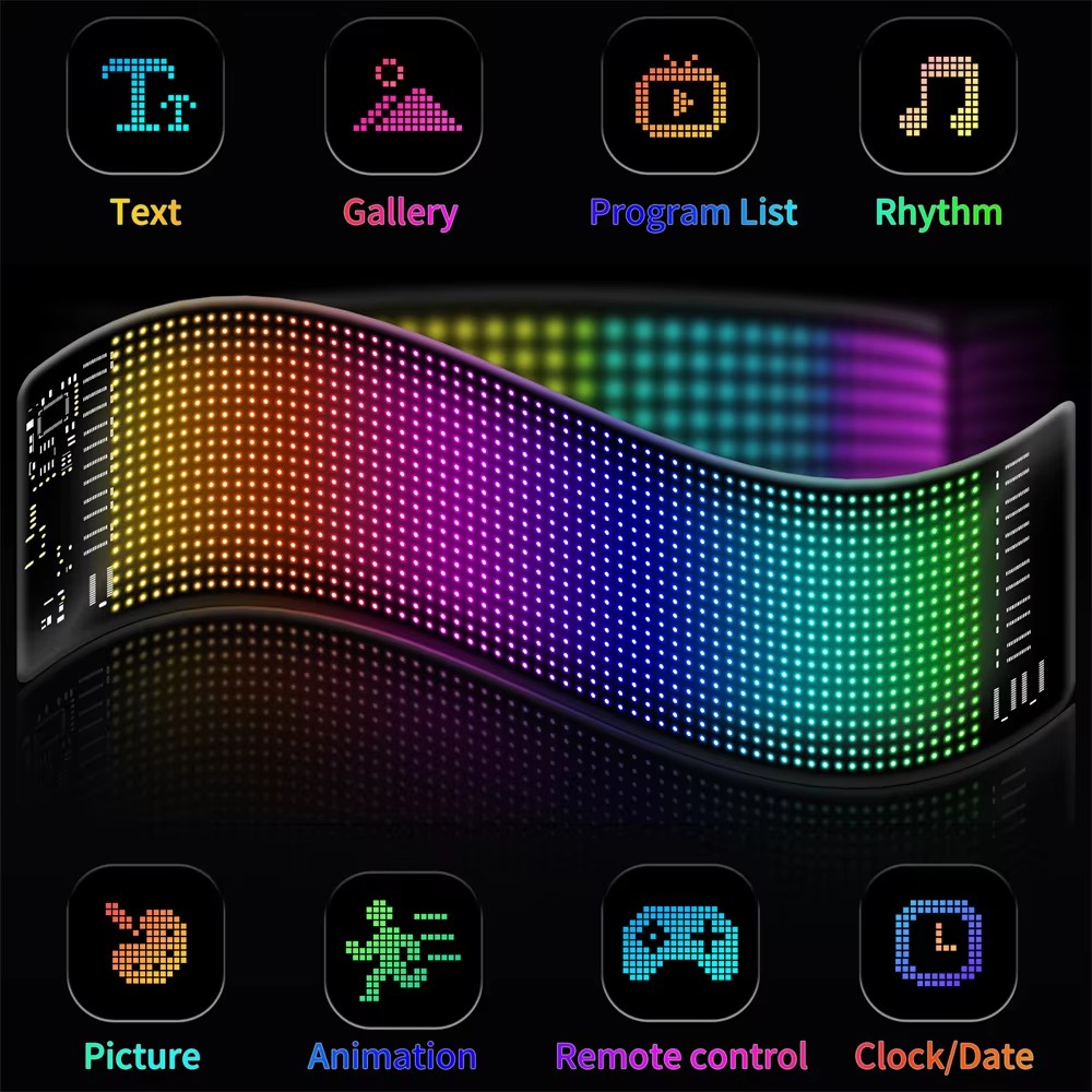 【16x96 LED PLus】【192mm*898mm】【 - Pixel Art Led Panel avis et prix