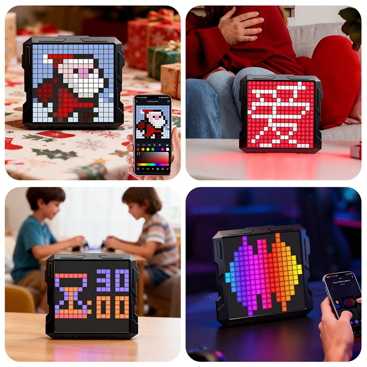 Veilleuse numérique intelligen - Pixel Art Led Panel avis et prix