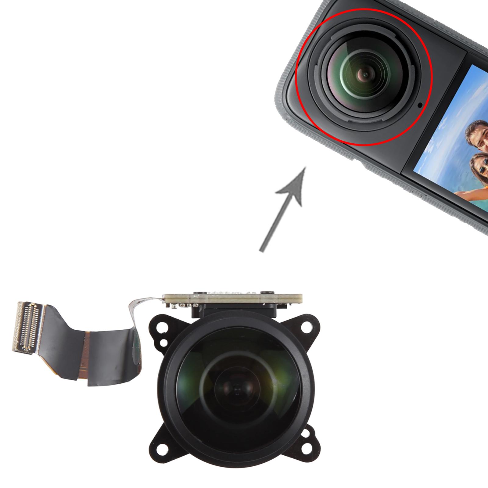 Objectif avant/arrière de remp - Insta360 Camera X3 avis et prix