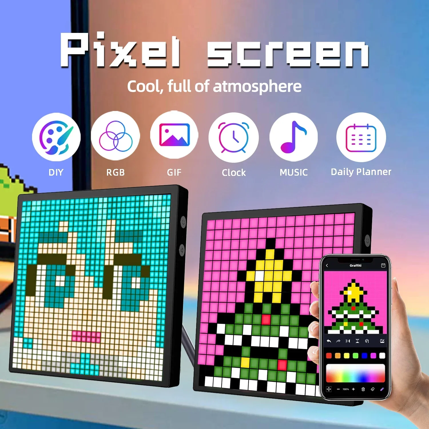 Affichage de pixels matriciel  - Pixel Art Led Panel avis et prix