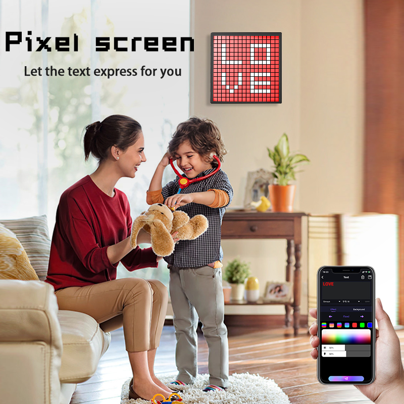 Panneau d'affichage LED RGB à  - Pixel Art Led Panel avis et prix