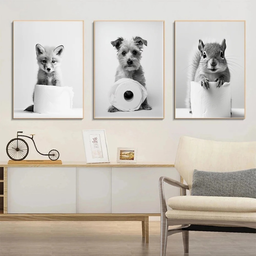 Affiche en papier toilette ave - Photography Duck avis et prix