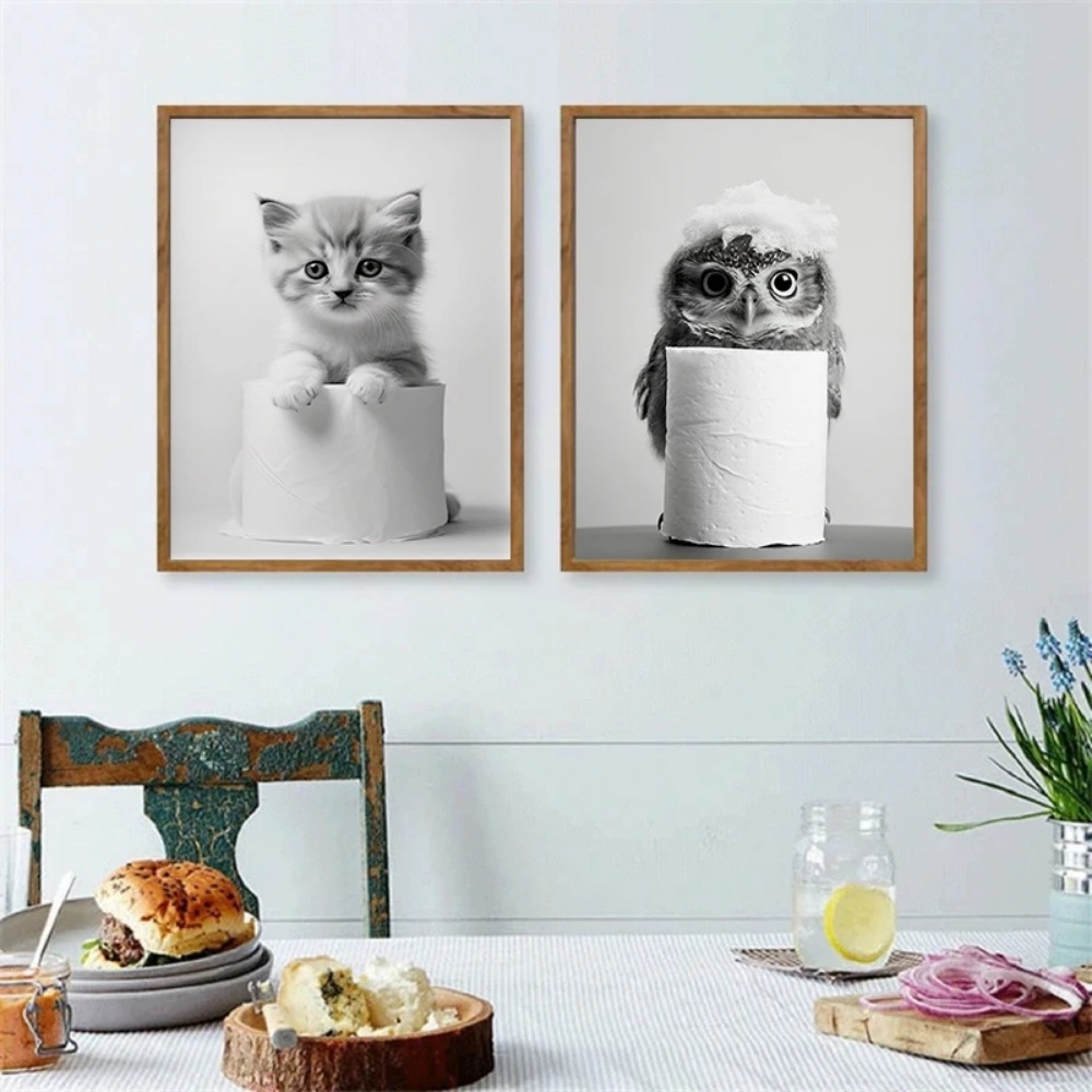 Affiche en papier toilette ave - Photography Duck avis et prix