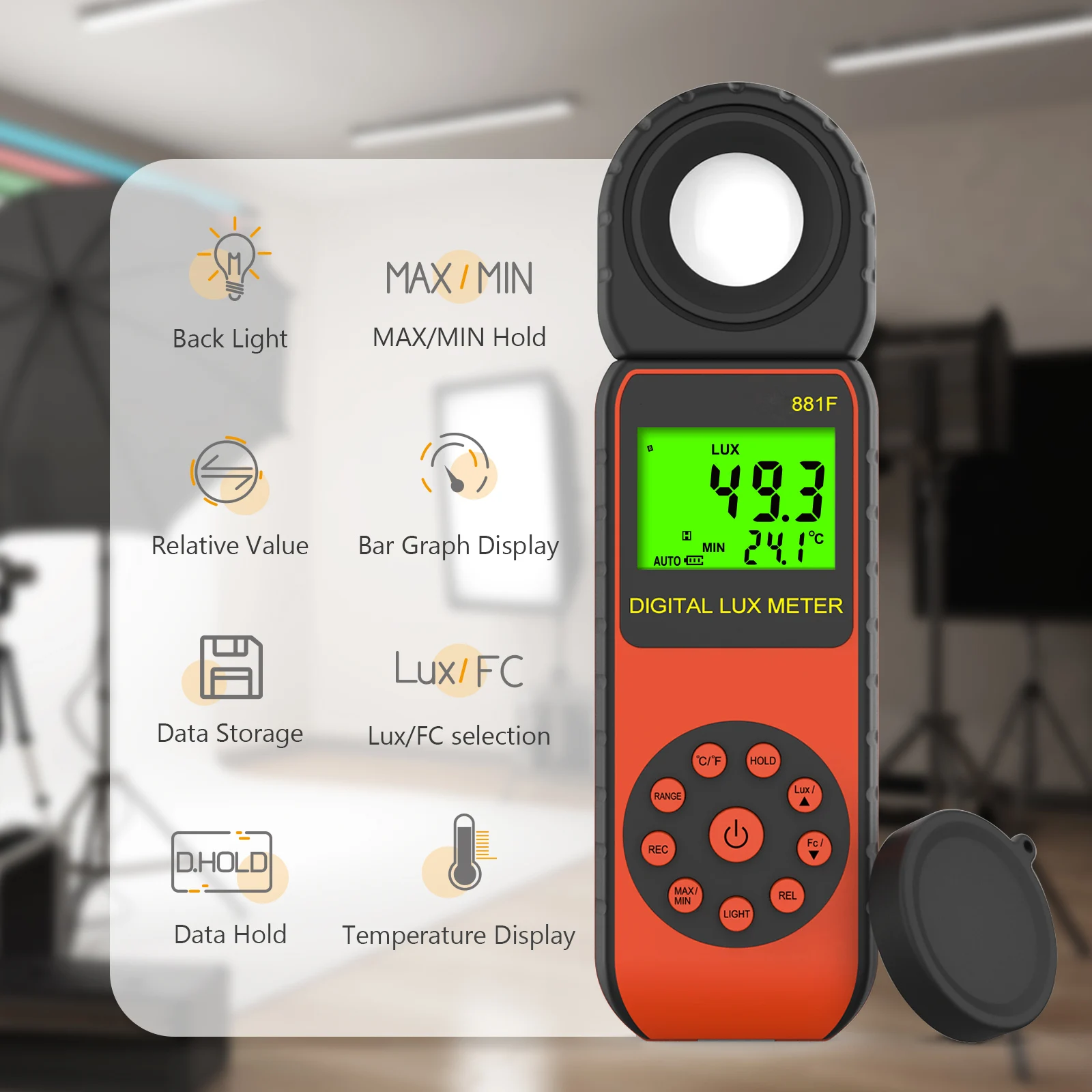 Compteur de lumière d'éclairem - Photography Hp avis et prix