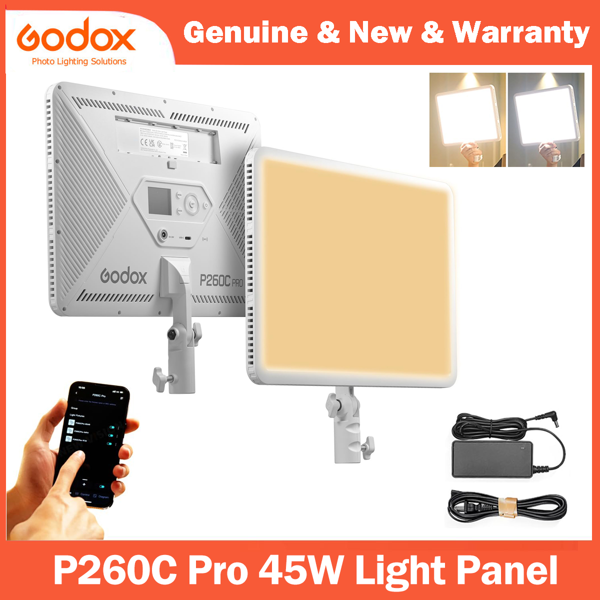 Godox P260C Pro panneau lumine - Pixel Art Led Panel avis et prix