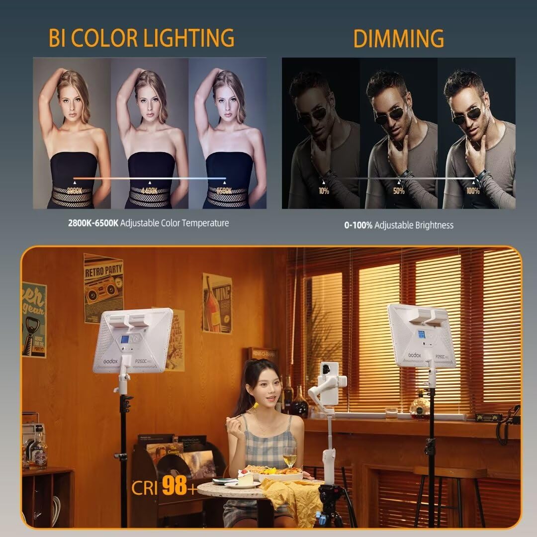 Godox P260C Pro panneau lumine - Pixel Art Led Panel avis et prix