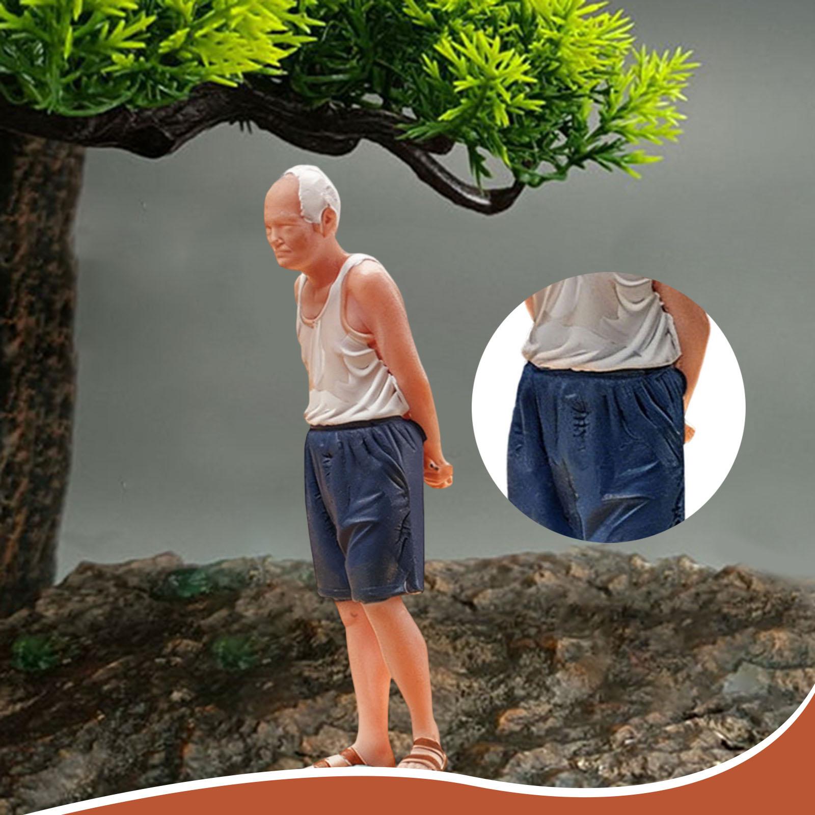 Figurine miniature de vieil ho - Photography Of A Man avis et prix