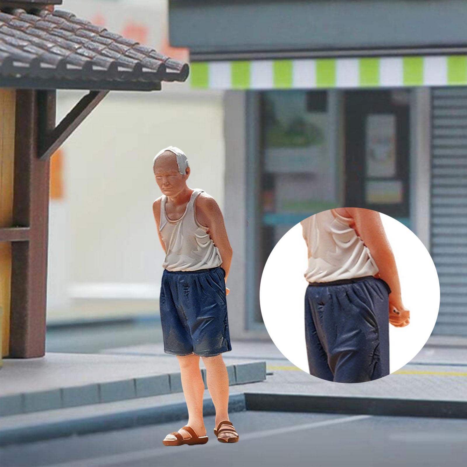 Figurine miniature de vieil ho - Photography Of A Man avis et prix