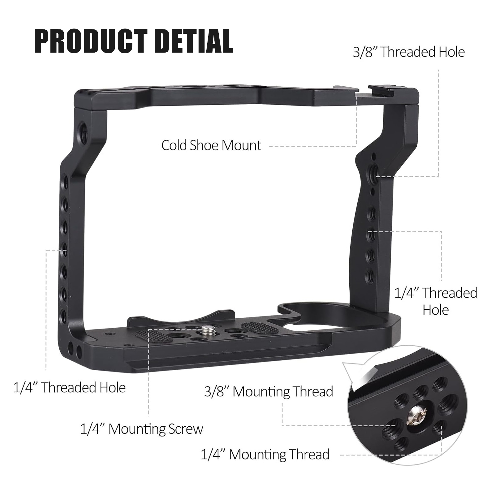Compatible avec le cage de cam - Camera Cage Rig avis et prix